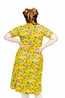 Vivi klänning Humlesurr Gul