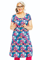 Asta dress Ängsmark Blå