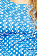 Doris dress Mört Blå