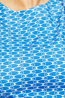 Vendela top Mört Blå