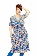 Vivi dress Klöver Orange