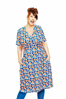 Vivi dress Klöver Orange