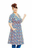 Vivi dress Klöver Orange