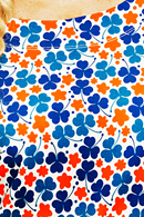 Vendela top Klöver Orange