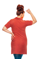 My dress Rooibos - Red 60s terry dress