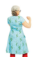 Siv dress Morgondagg - light blue floral print dress