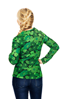 Matilda blouse 1970 mörkgrön