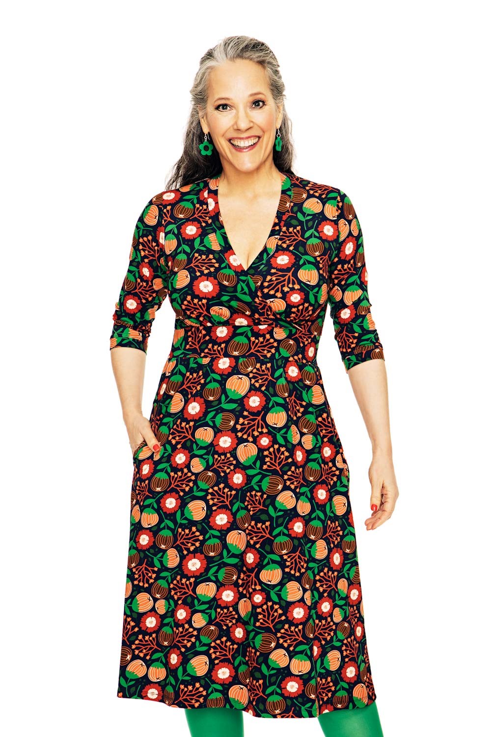 Cissi och Selma Vera dress hassel rooibos
