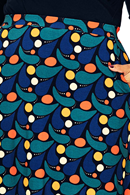 Lisa skirt Droppe dark blue viscose jersey skirt with pockets