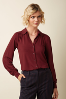 Carina blouse Rhubarb Red