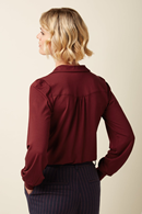 Carina blouse Rhubarb Red