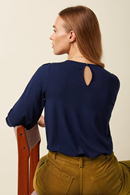 Luella topp Rhodonite Blue