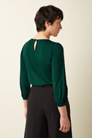 King Louie Luella top Botanical green