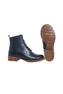 Pandora boots Midnight Blue - lace-up leather boots