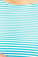 Cissi och Selma Vendela jersey top with turquoise stripes | breton top