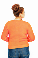 Sigrid cardigan Klementin - Light orange