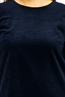 Cissi och Selma Olivia dress Manchester Navy blue corduroy a-line short dress