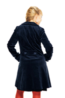 Berit coat Manchester blå - Womens navy blue spring coat