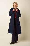 King Louie Arabella coat Kennedy Evening Blue