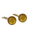 Earrings Dots Ceylon Yellow