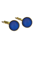 Urban Hippies Earrings Dots Silky blue
