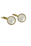 Urban Hippies Earrings Dots Ivory