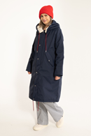 Danefae Coast parkas Dark Navy - Marinblå kappa