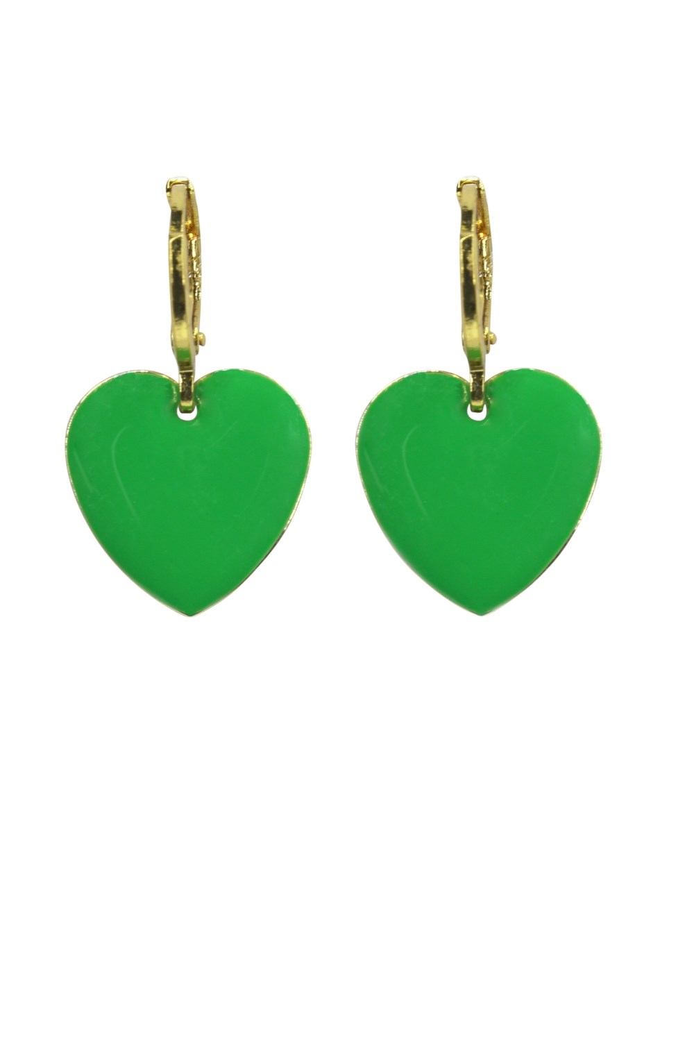 Örhängen Hearts Kelly green