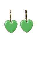 Urban Hippies Earring Hearts Matcha