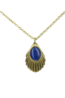 Urban Hippies Necklace Venus Lapis - shell shaped pendant