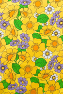 Organic Jersey fabric Humlesurr Gul