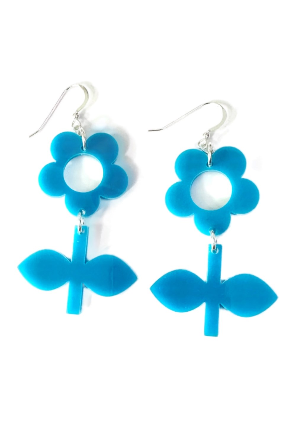 Cissi och Selma Earring Blom Lagun/Lagun - flower in turquoise