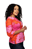 Vendela top 1960 rosa