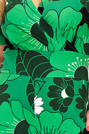 Britta jumpsuit 1960 grön - Green organic cotton jumpsuit