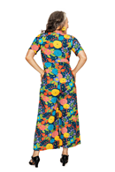 Britta Trädgård Rosa blommig byxdress