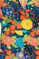 Britta Trädgård Rosa blommig byxdress