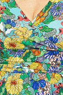 Anna klänning Illusion Färgglad | blommig sommarklänning