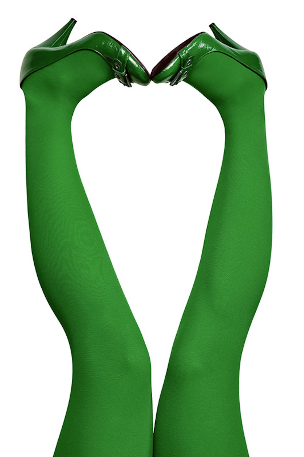 du Milde 3D Tights 60 denier M-3XL Grassy Green