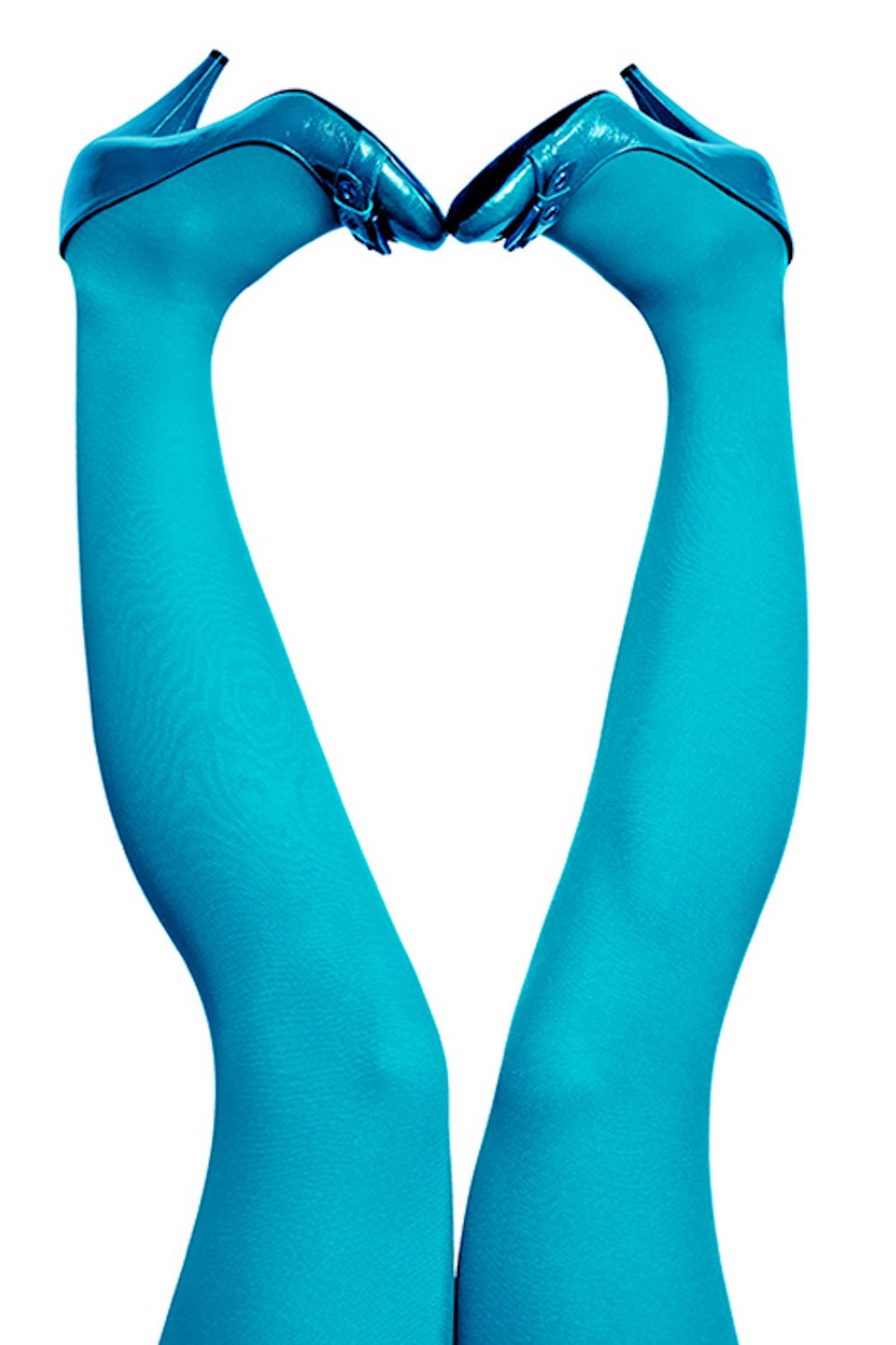 du Milde 3D Strumpbyxor M-3XL Happy turquoise
