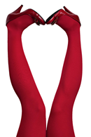 du Milde 3D Tights 60 denier M-3XL Loving red