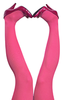 du Milde 3D Strumpbyxor M-3XL Pink Candy