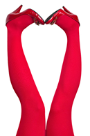 du Milde 3D Tights 60 denier M-3XL Sweet Red
