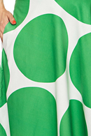Cissi och Selma Solbritt skirt Päronboll | green and white polka dot skirt with large dots