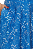 Cissi och Selma Solbritt skirt Ängsblom Blå | Picnic florals summer skirt