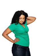 Jessica top Grön - Green short sleeve wrap top in viscose