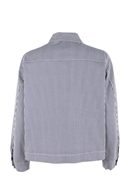 Danefae Prairie Stretch Canvas jacket Navy/Chalk - striped coat