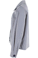 Danefae Prairie Stretch Canvas jacket Navy/Chalk - striped coat