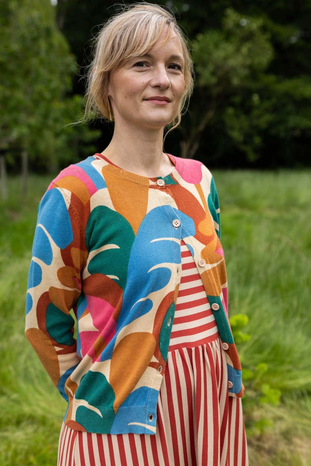 Life Wool-Mix cardigan Nougat trops