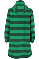 Danefae Edith raincoat jubilaeum - Striped green rain jacket