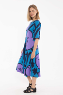 Viborg Interlock Dress Faded Blue POPPY